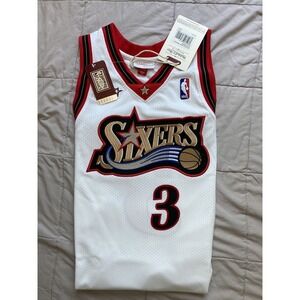Authentic MITCHELL & NESS 76ers Allen Iverson 2000 All Star Game JERSEY Sz 40 M